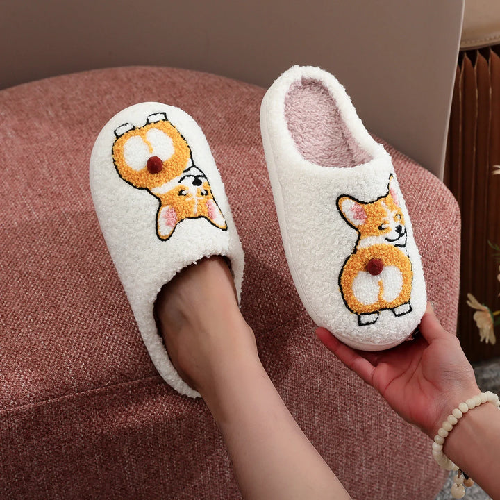 Corgi Cozy Slippers