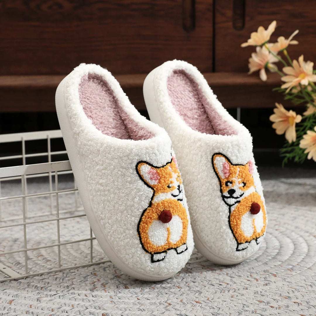 Corgi Cozy Slippers
