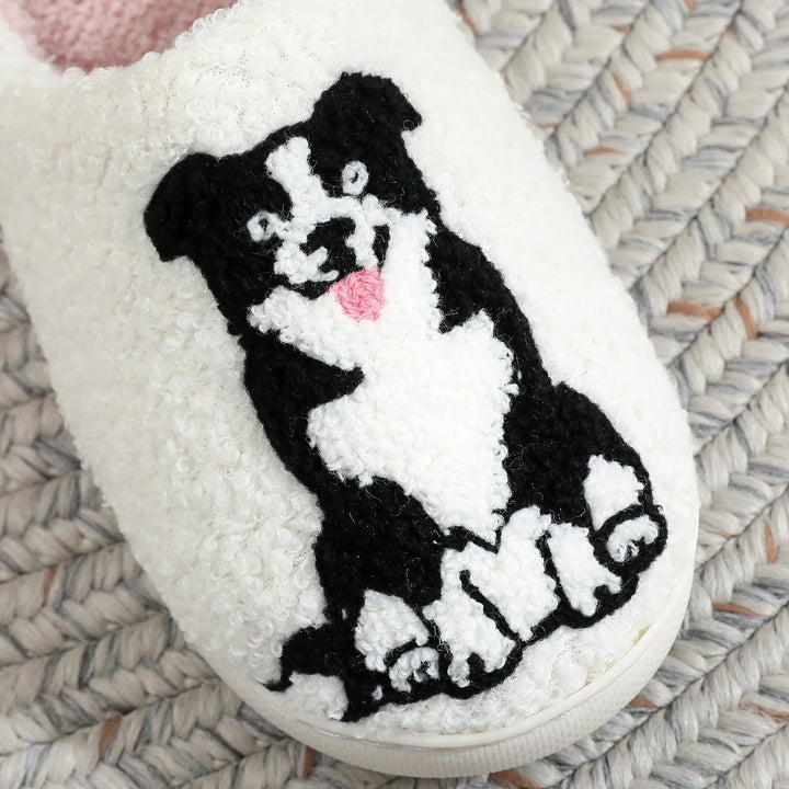Border Collie Cozy Slippers