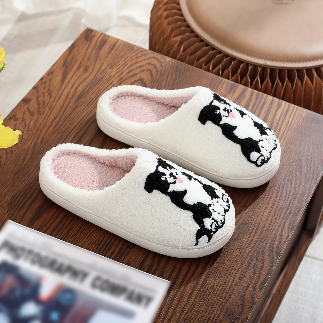 Border Collie Cozy Slippers